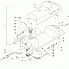 ZR 120 GREEN Топливный бак ,сиденье и задний фонарь