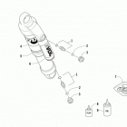 M 7000 LTD 162 Black (US) Задняя  подвеска, передний амортизатор