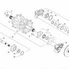 M 6000 SE ES 153 GREEN Вал приводной трака и тормоза