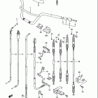 LT-F4WDX King Quad Handlebar - control cable