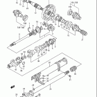 LT-4WD Quad Runner Secondary gear - propeller shaft (model h / j / k ...