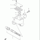 LT-F4WDX King Quad Главный тормозной цилиндр,передний
