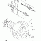 LT-F4WDX King Quad Front wheel (model p / r / s)