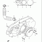 LT80 Crankcase left cover