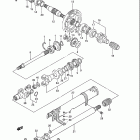 LT-F4WDX King Quad Secondary gear - propeller shaft (model m / n / p ...