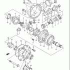 LT-F4WDX King Quad Differential gear