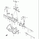 LT-F4WDX King Quad Transmission lever