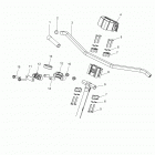 S17EER6 600 SWITCHBACK SP ALL OPTIONS Steering, upper and handlebar asm. - s17eer6 all o...