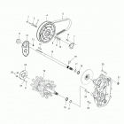 S17MBX6JSA/JEA 600 RACER/INTL Drive train, jackshaft and driveshaft - s17mbx6jsa...