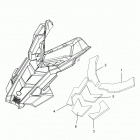 S17MBX6JSA/JEA 600 RACER/INTL Body, hood foam  /  fiber - s17mbx6jsa  /  jea (60...