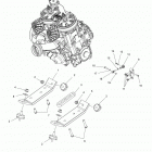 S17MBX6JSA/JEA 600 RACER/INTL Engine, mounting - s17mbx6jsa  /  jea (600458)
