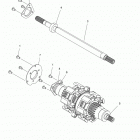 S17EHP8P 800 AXYS PRO RMK 174 ALL OPTIONS Drive train, jackshaft and driveshaft - s17ehp8p a...