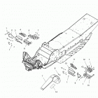S17MBX6JSA/JEA 600 RACER/INTL Chassis, footrest and clutch guard - s167mbx6jsa  ...