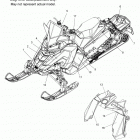 S17DDH8 800 SWITCHBACK PRO S ALL OPTIONS Body, decal, snow check opt. (orange side panel, b...