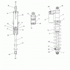 S17DCL8PSA/PEL 800 RUSH XCR/INTL ES Suspension, shock, rear track (7044563) - s16dcl8p...