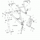 S17DCL8PSA/PEL 800 RUSH XCR/INTL ES Suspension, control arms and spindle - s17dcl8psa ...