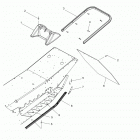 S17MBX6JSA/JEA 600 RACER/INTL Chassis, rear asm. - s17mbx6jsa  /  jea (600457)