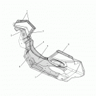 S17MBX6JSA/JEA 600 RACER/INTL Body, fenders, rh foil - s17mbx6jsa  /  jea (60048...