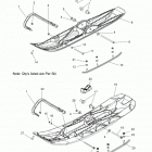 S17SJA5B 550 WIDETRAK/LX ALL OPTIONS Лыжа