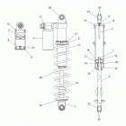 S17DCL8PSA/PEL 800 RUSH XCR/INTL ES Suspension, shock, ifs (7044564) - s17dcl8psa  /  ...