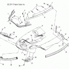 S17SJA5B 550 WIDETRAK/LX ALL OPTIONS Крепление облицовки поддона и бампер