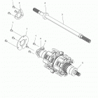 S17EFN8/EFT8 800 AXYS RMK ASSAULT 155 ALL OPTIONS Drive train, jackshaft and driveshaft - s17efn8  /...