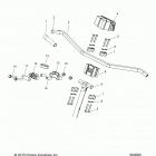 S17DDE6PSL 600 SWITCHBACK ADVENTURE Steering, upper and handlebar asm. - s17dde6psl (6...