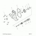 S17EFK6 600 AXYS PRO RMK 155 ALL OPTIONS Engine, water pump - s17efk6 all options (600170)