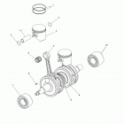 800 SWITCHBACK ASSAULT ALL OPTIONS - S16CW8 Коленвал и поршни