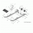 S17CBA6/CBB6 600 INDY/SP ALL OPTIONS Suspension, rear and track (indy) - s17cba6gsa  / ...