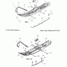 S17CBA6/CBB6 600 INDY/SP ALL OPTIONS Steering, ski asm. - s17cba6  /  cbb6 all options ...