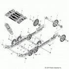 800 RUSH PRO-S ALL OPTIONS - S16DP8 Подвеска задняя и трак