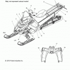 600 SWITCHBACK ASSAULT ALL OPTIONS - S16CW6 Body, decal, orange side panel