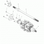 S17EFS8 800 AXYS SKS 155 ALL OPTIONS Drive train, jackshaft and driveshaft - s17efs8 al...