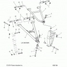 S17EFN8/EFT8 800 AXYS RMK ASSAULT 155 ALL OPTIONS Suspension, control arms and spindle - s17efn8  / ...
