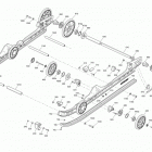 MXZ - 2-STROKE - 850 E-TEC 08- rear suspension - rmotion with qas - inferior