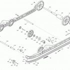 SUMMIT - 850 E-TEC 08- rear suspension - without ice scratcher - infe...