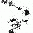 MXZ - 4-STROKE 01- engine cooling - 1200itc 4-tec (except gt le -...