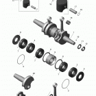 EXPEDITION - 2-STROKE - SPORT 01- crankshaft and pistons - 550f