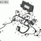 MXZ - 4-STROKE 10- engine harness and electronic module - 1200itc...