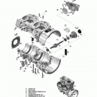 EXPEDITION - 2-STROKE - LE-XTREME 01- crankcase and water pump - 600ho e-tec