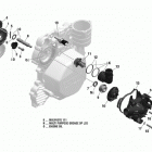 SKANDIC - 4-STROKE - WT-SWT Система охлаждения двигателя - 600 асе