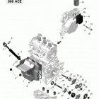 MXZ - 4-STROKE Система смазки двигателя - 900 асе