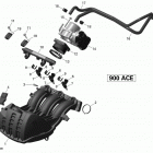 MXZ - 4-STROKE Воздушный впускного коллектора и корпуса дроссельн...