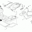 ALTERRA TRV 700 XT EPS RED Front rack and side panel assemblies