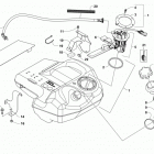 ATV ALTERRA 700 XT EPS RED Топливный бак