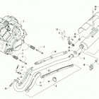 ALTERRA TRV 550 XT EPS WHITE Двигатель и глушитель