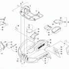TBX 700 EPS RED Передний багажник крыло и фара