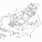 ATV 1000 XT EPS WHITE Рама ,баипера и защита
