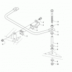 ATV ALTERRA 700 XT EPS RED Sway bar assembly